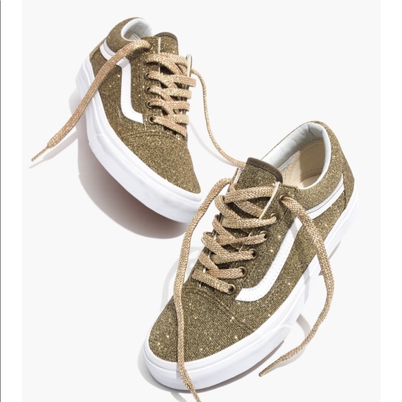 gold vans old skool
